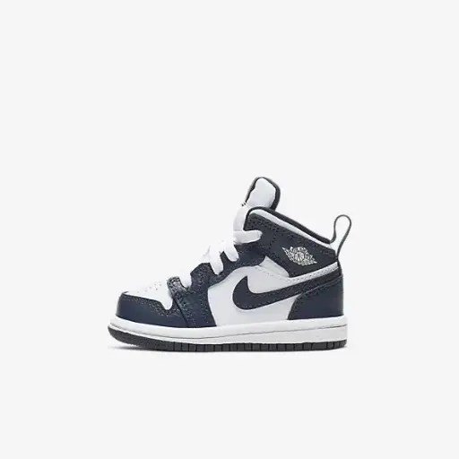 Kids Jordan 1 Navy Blue
