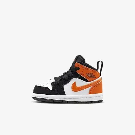 Kids Jordan 1 Orange White